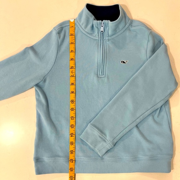 Vineyard Vines Boys Saltwater Quarter-Zip
size 7 Jake Blue EUC - Picture 4 of 8
